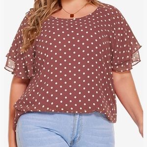 Brand new never worn IN’VOLAND plus size blouse. Size 24.